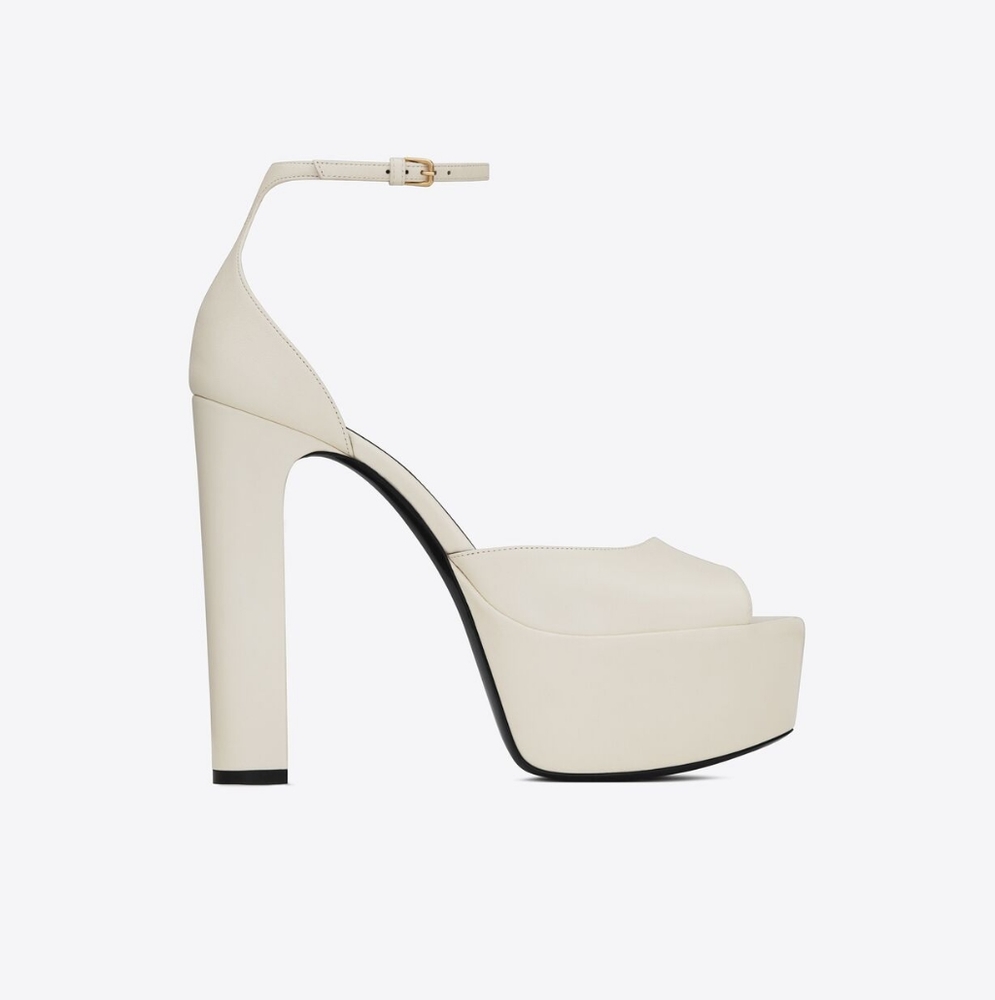 JODIE PLATFORM SANDALS IN SMOOTH LEATHER